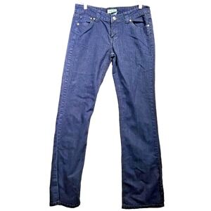 Blue Ice Jeans Womens Size 11 Blue Stretch Straight Leg